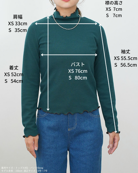 画像をギャラリービューアに読み込む, メロータートルネックカットソー【388】