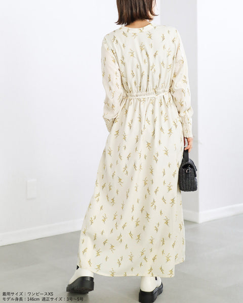 画像をギャラリービューアに読み込む, 花柄ワンピース【190】