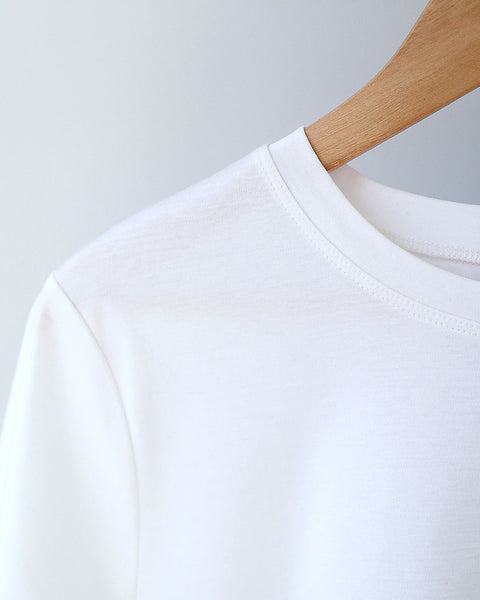 画像をギャラリービューアに読み込む, クルーネックコンパクトTシャツ【227】