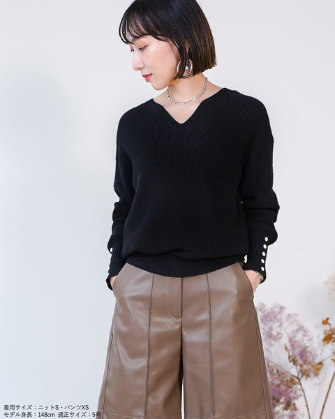 画像をギャラリービューアに読み込む, ベルト付フェイクレザーハーフパンツ【123】