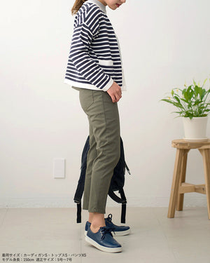 ピンタッククロップドパンツ【409】