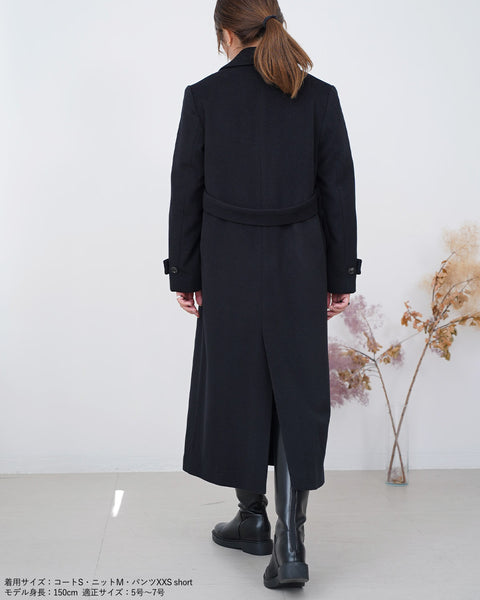 画像をギャラリービューアに読み込む, ウールロングコート【288】