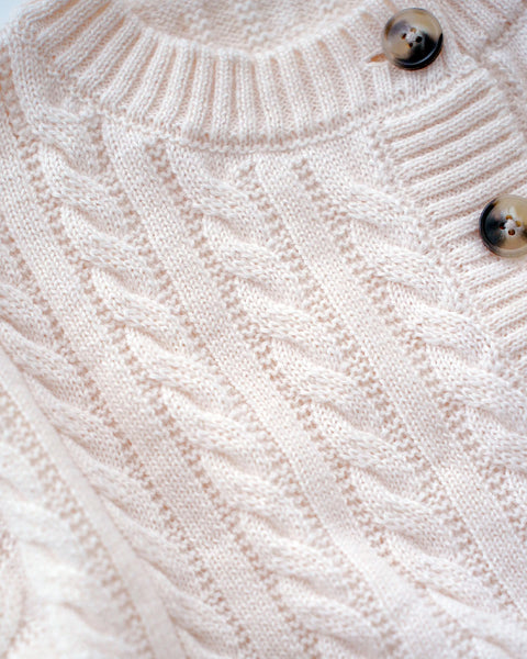 画像をギャラリービューアに読み込む, クロップドケーブルニットカーディガン【354】