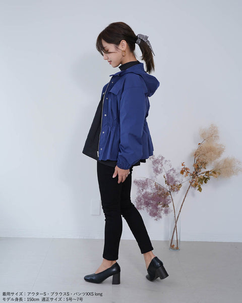 画像をギャラリービューアに読み込む, ペプラムブルゾン【344】