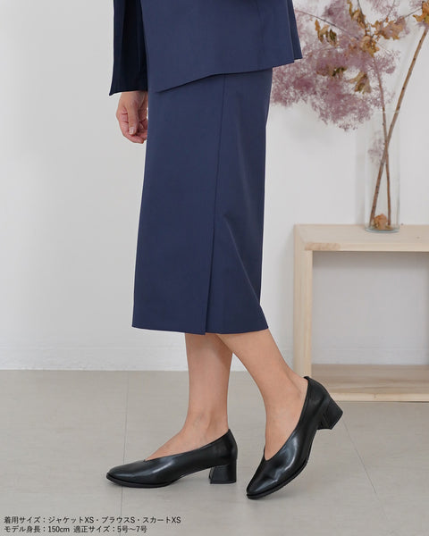 画像をギャラリービューアに読み込む, FOREMOS marco × 147 コラボ  ナロースクエアパンプス【378】