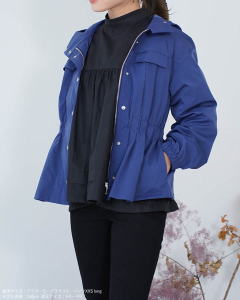 画像をギャラリービューアに読み込む, ペプラムブルゾン【344】