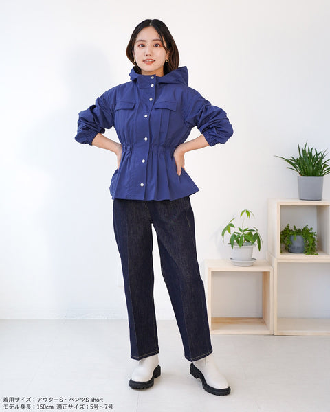 画像をギャラリービューアに読み込む, ペプラムブルゾン【344】