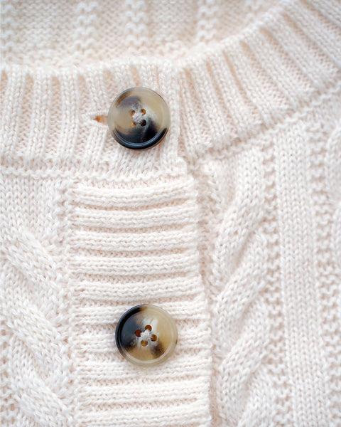 画像をギャラリービューアに読み込む, クロップドケーブルニットカーディガン【354】