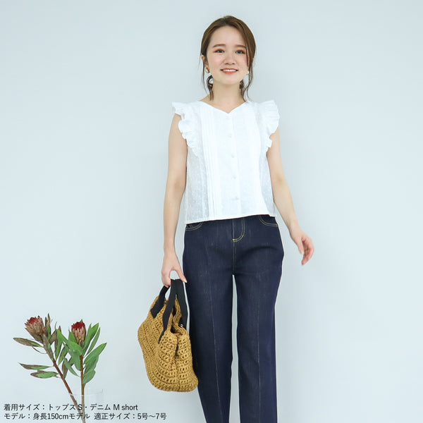 画像をギャラリービューアに読み込む, 前後2wayコットンレーストップス【セットアップ可能】【109】