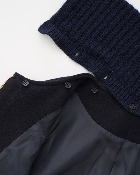 画像をギャラリービューアに読み込む, 2wayニット襟ブルゾン【313】