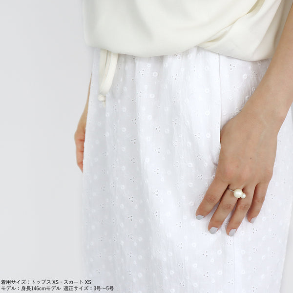 画像をギャラリービューアに読み込む, コットンレースマーメイドスカート【セットアップ可能】【117】