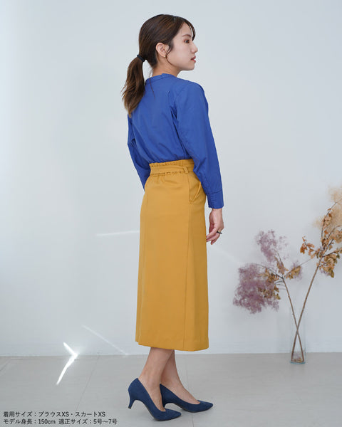 画像をギャラリービューアに読み込む, サイドプリーツストレートスカート【324】