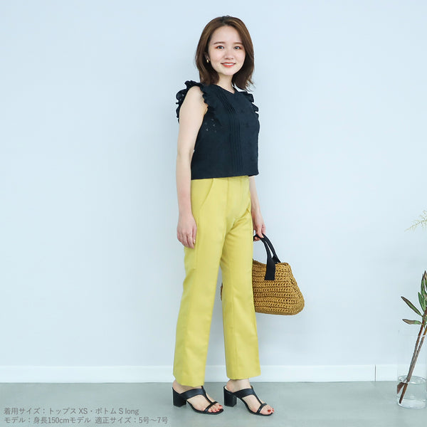 画像をギャラリービューアに読み込む, 前後2wayコットンレーストップス【セットアップ可能】【109】