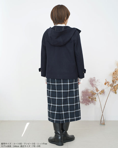 画像をギャラリービューアに読み込む, ウールショートダッフルコート【286】