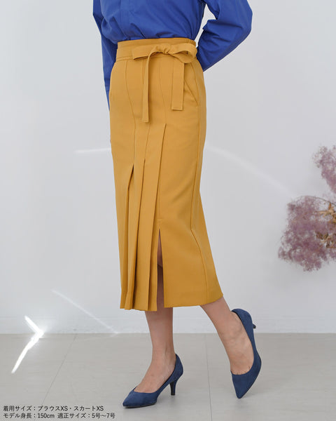 画像をギャラリービューアに読み込む, サイドプリーツストレートスカート【324】