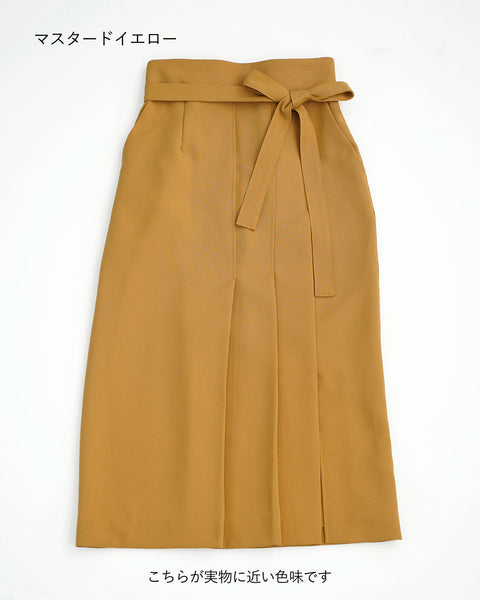 画像をギャラリービューアに読み込む, サイドプリーツストレートスカート【324】