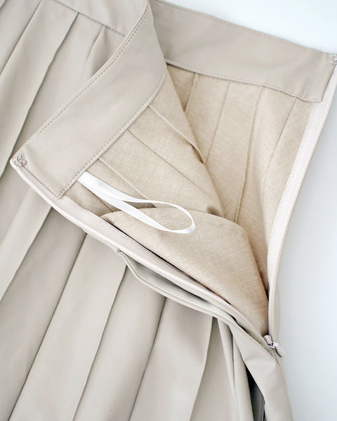 画像をギャラリービューアに読み込む, フェイクレザープリーツライクスカート【361】