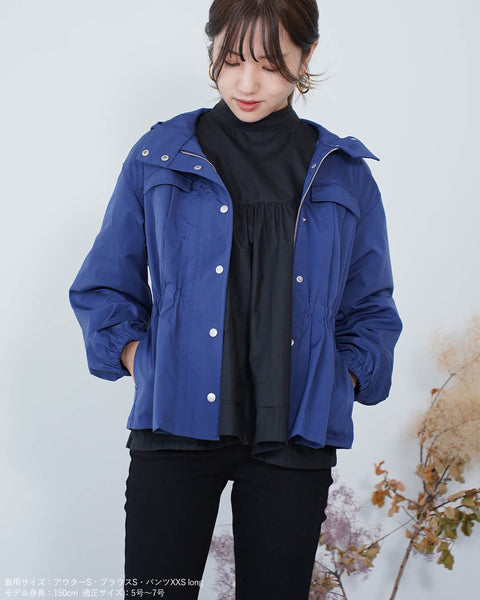 画像をギャラリービューアに読み込む, ペプラムブルゾン【344】