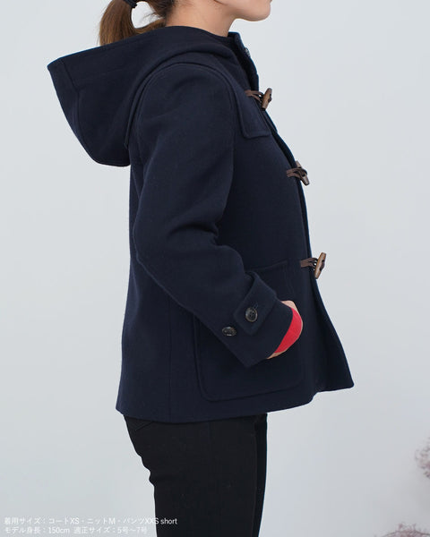 画像をギャラリービューアに読み込む, ウールショートダッフルコート【286】