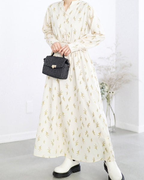 画像をギャラリービューアに読み込む, 花柄ワンピース【190】