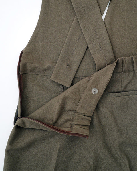 画像をギャラリービューアに読み込む, ウォッシャブルクロスサロペットパンツ【410】