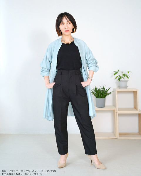 画像をギャラリービューアに読み込む, ツイルテーパードパンツ【112】