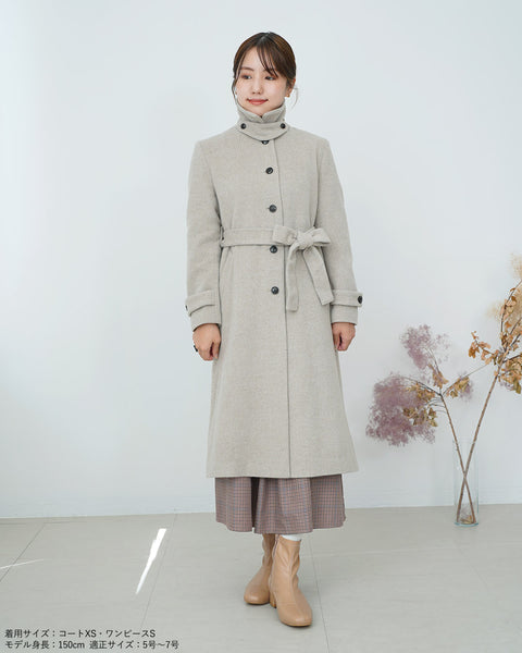 画像をギャラリービューアに読み込む, ウールロングコート【288】