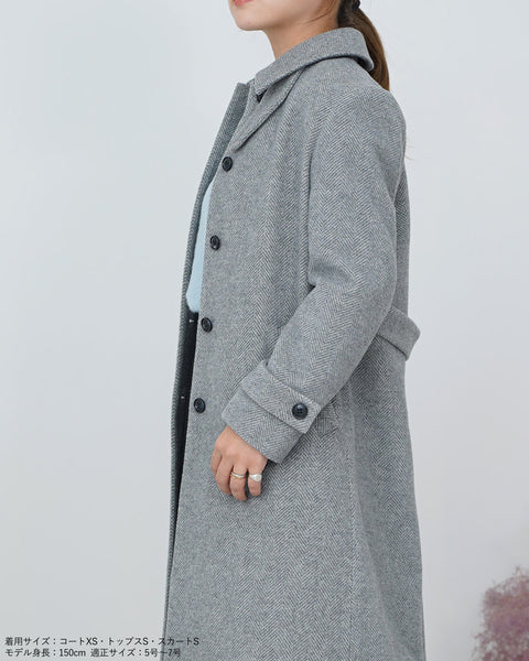 画像をギャラリービューアに読み込む, ウールロングコート【288】