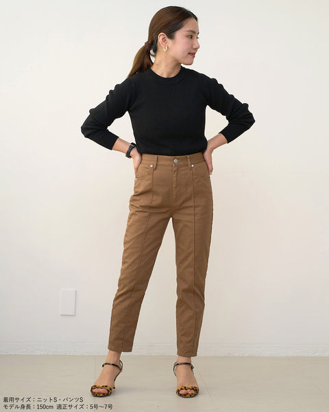 画像をギャラリービューアに読み込む, ピンタッククロップドパンツ【409】