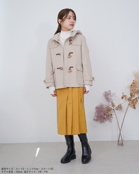 画像をギャラリービューアに読み込む, サイドプリーツストレートスカート【324】