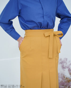 サイドプリーツストレートスカート【324】