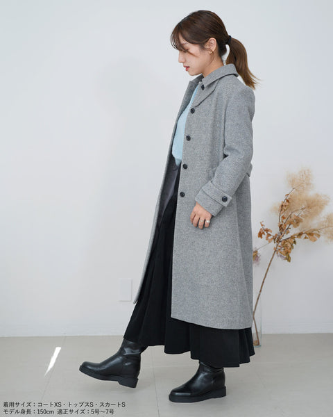 画像をギャラリービューアに読み込む, ウールロングコート【288】