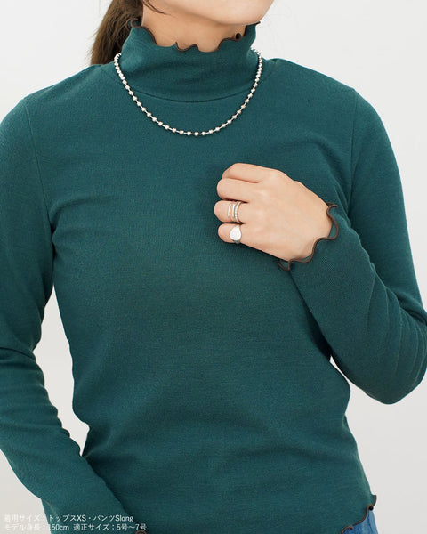 画像をギャラリービューアに読み込む, メロータートルネックカットソー【388】