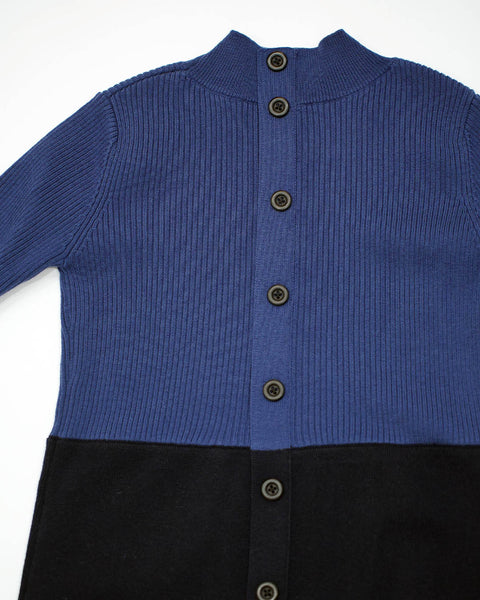 画像をギャラリービューアに読み込む, バイカラーニットワンピース【356】