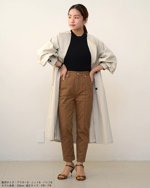 画像をギャラリービューアに読み込む, ピンタッククロップドパンツ【409】