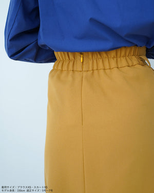 サイドプリーツストレートスカート【324】