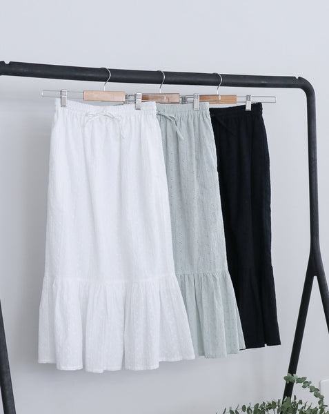 画像をギャラリービューアに読み込む, コットンレースマーメイドスカート【セットアップ可能】【117】