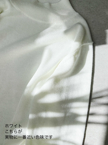 画像をギャラリービューアに読み込む, プチハイネックニット【118】