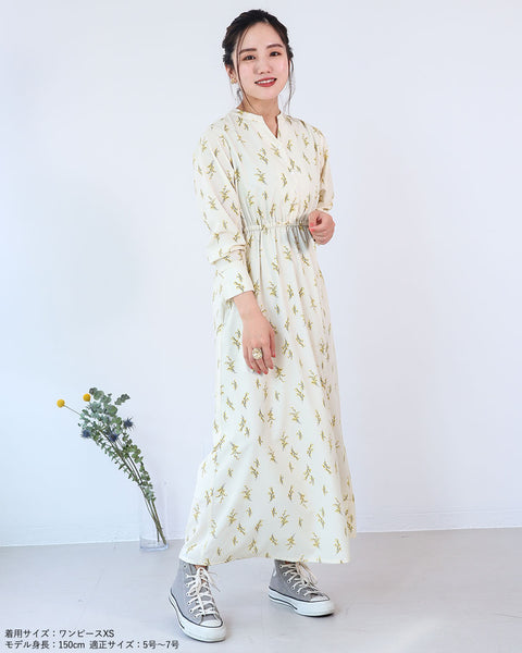 画像をギャラリービューアに読み込む, 花柄ワンピース【190】