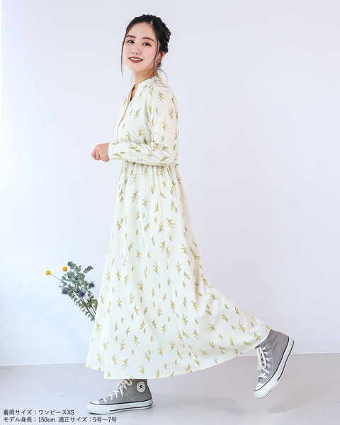 画像をギャラリービューアに読み込む, 花柄ワンピース【190】