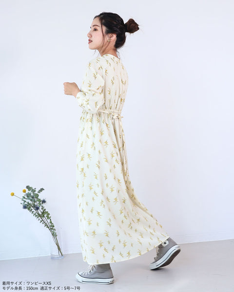 画像をギャラリービューアに読み込む, 花柄ワンピース【190】