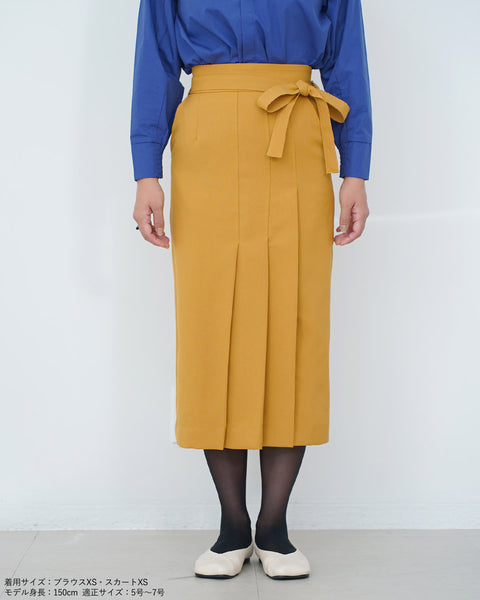 画像をギャラリービューアに読み込む, サイドプリーツストレートスカート【324】