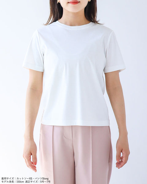 画像をギャラリービューアに読み込む, クルーネックコンパクトTシャツ【227】