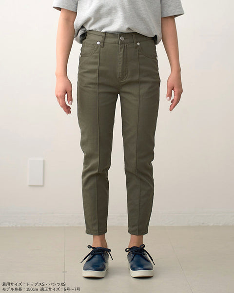 画像をギャラリービューアに読み込む, ピンタッククロップドパンツ【409】