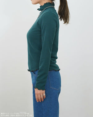 メロータートルネックカットソー【388】