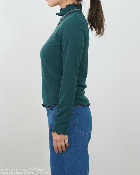 画像をギャラリービューアに読み込む, メロータートルネックカットソー【388】