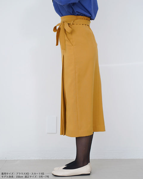 画像をギャラリービューアに読み込む, サイドプリーツストレートスカート【324】