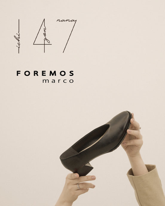【コラボ第1弾】FOREMOS marco×147 長く愛せる「定番」きちんとパンプス発売