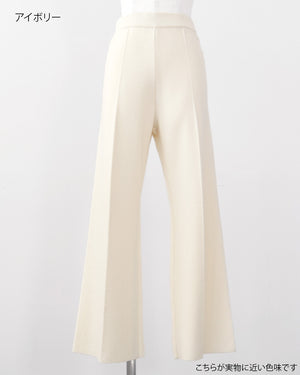 低身長パンツ/低身長用ボトム/ボトム/小柄用/XSサイズ/SSサイズ/147㎝/低身長ブランド/低身長ニットパンツ/ニットパンツ/お直し不要/脚長効果/ウールパンツ/ウール100%