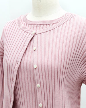 リブアンサンブルニット【855】